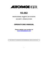 Autopage C3-RS-665 User manual