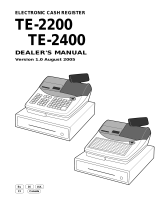 Casio TE-2400 User manual