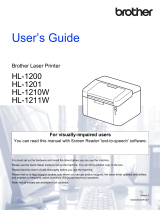 Brother HL-L1210W Owner's manual