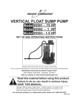 Harbor Freight Tools 95592 - 1 HP User manual