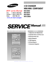Samsung MAX-B550 User manual