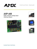 AMX AXP-AI8 ANALOG 8-INPUT BOARD User manual
