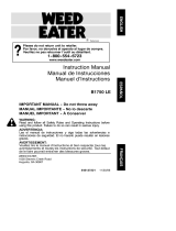 Weed Eater B1750 User manual