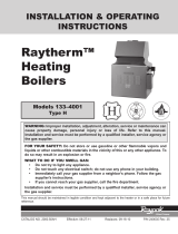 Raytherm 133-4001 User manual
