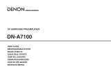 Denon DN-A7100 - AV Surround Preamplifier User manual