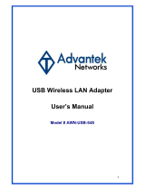 Advantek Networks (USB 2.0) User manual