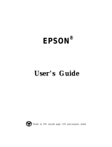 Epson Endeavor P60 User manual