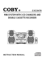 COBY electronic CXCD470 User manual