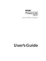 Epson PowerLite TW100 User manual