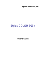 Epson 900N User manual