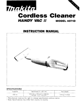 Makita Vacuum Cleaner 4071D User manual