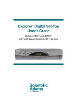 Scientific Atlanta Explorer 4240C User manual