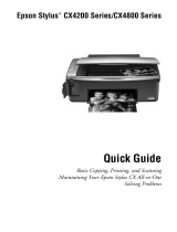 Epson Stylus CX4800 User manual