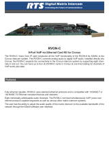 RTS RVON-C User manual