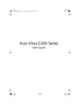 Acer G300 User manual