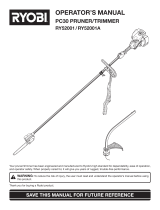 Ryobi Outdoor PC30 User manual