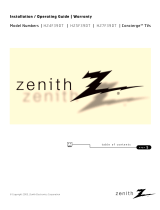 Zenith H25F39DT User manual
