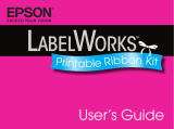 Epson LabelWorks Printable Ribbon Kit User guide