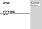 DIGIFUSION AV SURROUND PRE-AMPLIFIER User manual