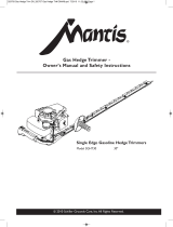 Mantis Hedge Trimmer E System Owner's manual