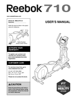 Reebok 710 Elliptical User manual