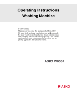 Asko W6564 Owner's manual