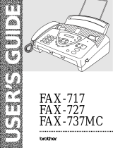 Brother FAX-717 User manual