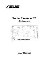 Asus XONAR ESSENCE STXONAR ESSENCE STX User manual