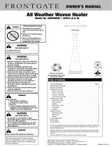 Frontgate 35554A User manual