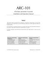 RAD Data comm ARC-101 User manual