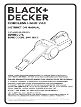 Black & Decker BDH1800PL User manual