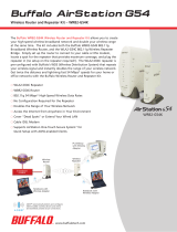 Buffalo Technology Network Card WLA2-G54C User manual