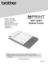 Brother P-touch MW-145BT User guide