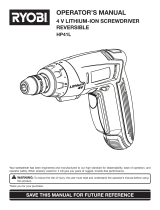 Ryobi HP41L User manual