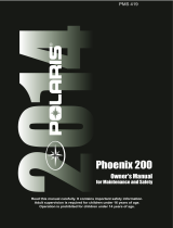 Polaris 2014 Phoenix 200 Owner's manual