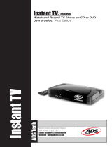 ADS Technologies TV STATION 100 User manual