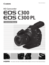 Canon EOS C300 PL User manual