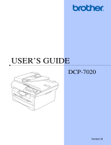 Brother DCP-7020 User guide