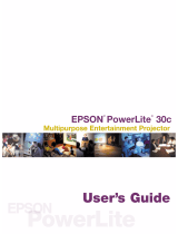 Epson PowerLite 30C User manual