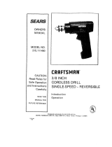 Craftsman 11145 User manual