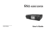 Rio Audio Advanced Digital Audio Center User manual