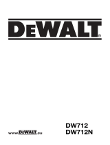 DeWalt DW712 T 5 Owner's manual