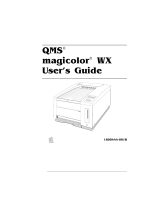 QMS Magicolor WX User manual