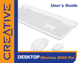 Creative DESKTOP WIRELESS 9000 PRO - DESKTOP WIRELESS 9000 USES GUIDE User manual