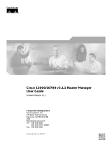 Cisco 12000/10700 V3.1.1 User manual