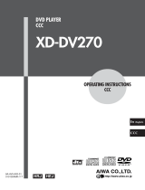 Aiwa XD-DV270 User manual