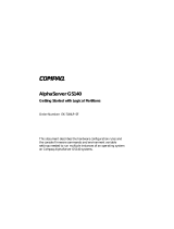 Compaq AlphaServer GS140 User manual