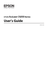 Epson AcuLaser C9200 User manual
