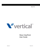Vertical Wave Owner's manual