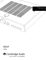 Cambridge Audio azur 350A User manual